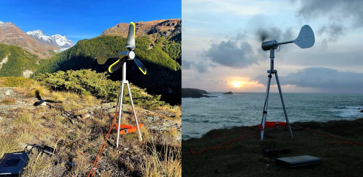 Texerngy Mobile Wind Generators For Hiking Camping Waterfront