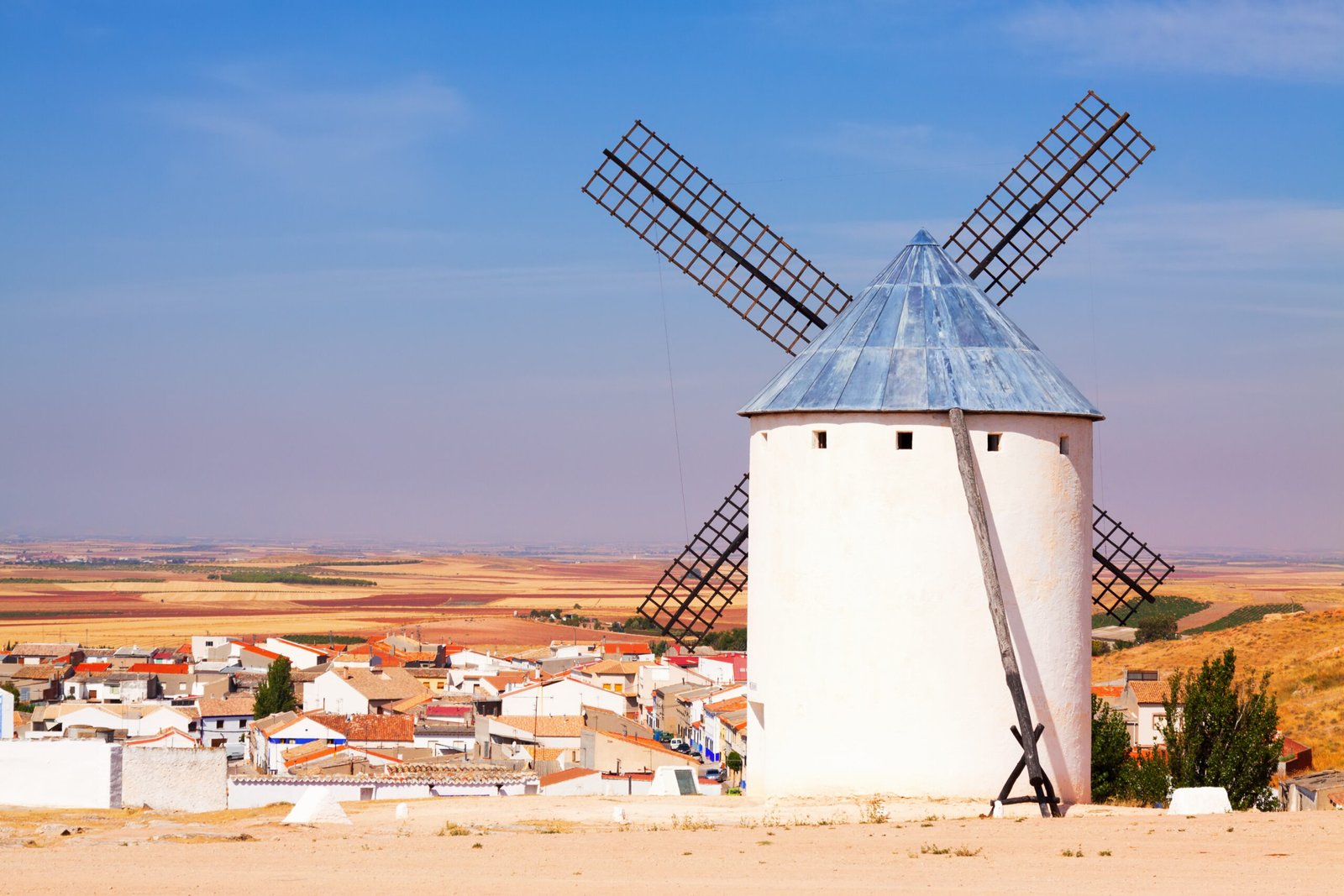 Old windmill Campo de Criptana in Spain